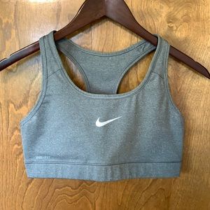 Gray Nike Sports Bra